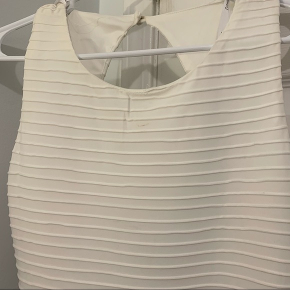 New Bisou Bisou ivory flute drop dress - Picture 2 of 3